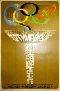 PP 278: Deporte, Paz, Amistad.
XXII Juegos Olímpicos, Moscú.