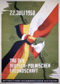 PP 566: 22.Julio.1950.Jornada de la amistad entre Alemania y Polonia.Frente Nacional de la Alemania Democrática