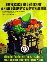 PP 828: Vende tus frutas en la cooperativa agrícola local.Cerezas, guindas, albaricoques, ciruelas, manzanas, peras, uvas, nueces, almendras.Prepara un contrato de venta [y] obtendrás mayores ingresos.