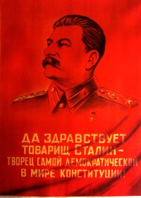 PP 832: Viva el camarada Stalin – creador de la constitución más democrática del mundo.